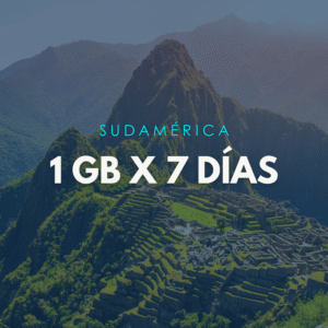 Paquete SudamÃ©rica 1GB x 7 DÃ­as