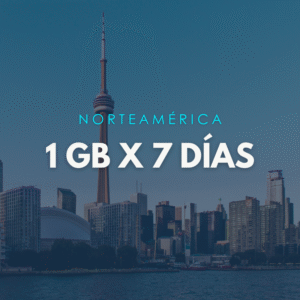 Paquete NorteamÃ©rica 1GB x 7 DÃ­as