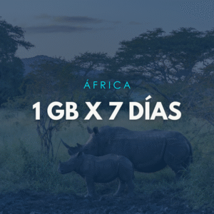 Paquete Africa 1GB x 30 DÃ­as