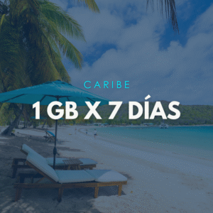 Paquete Caribe 1GB x 7 DÃ­as