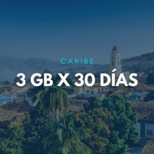 Paquete Caribe 3GB x 30 DÃ­as
