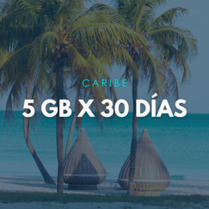 Paquete Caribe 5GB x 30 DÃ­as