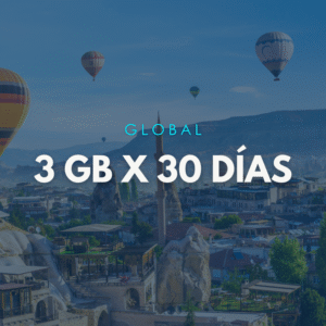 Paquete Global 3GB x 30 DÃ­as