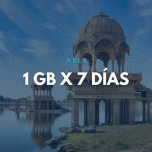 Paquete Asia 1GB x 7 DÃ­as