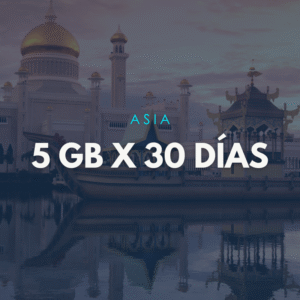 Paquete Asia 5GB x 30 DÃ­as
